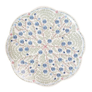 Juliska Villa Seville Scalloped Salad Plate - Blue and Green