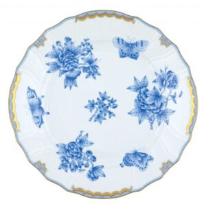 Herend Fortuna Blue Dinner Plate - Blue