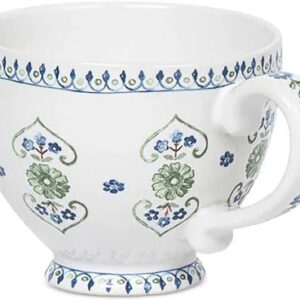 Villa Seville Chambray Breakfast Cup