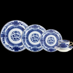Mottahedeh Imperial Blue 5 Pc Place Setting