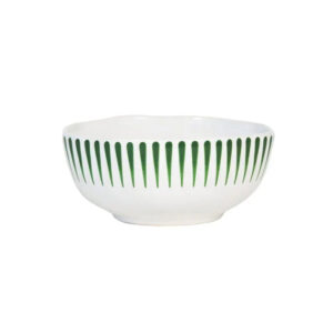 Juliska Sitio Stripe Basil Cereal/Ice Cream Bowl