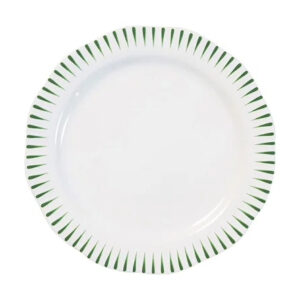 Juliska Sitio Stripe Basil Dinner Plate