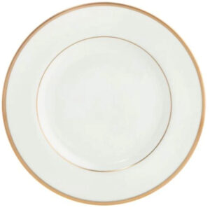 Pickard White Signature Gold No Monogram Dinner Plate