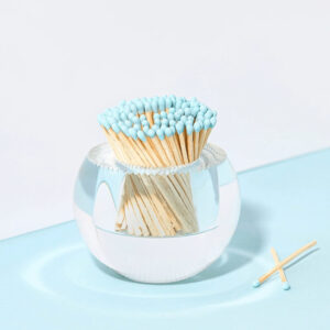 Match Striker w Light Blue Matches