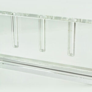 Crystal 3-Hole Bud Vase