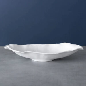 VIDA Nube Medium Oval Bowl White