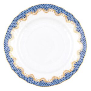 Fish Scale Blue Bread & Butter Plate