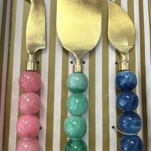 Colorful Three Piece Cheese Set